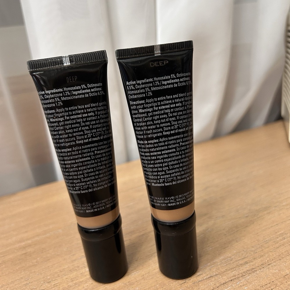 NO BOX LOT OF 2 Mary Kay CC Cream Color Deep SPF 15 Make-up - Picture 2 of 3